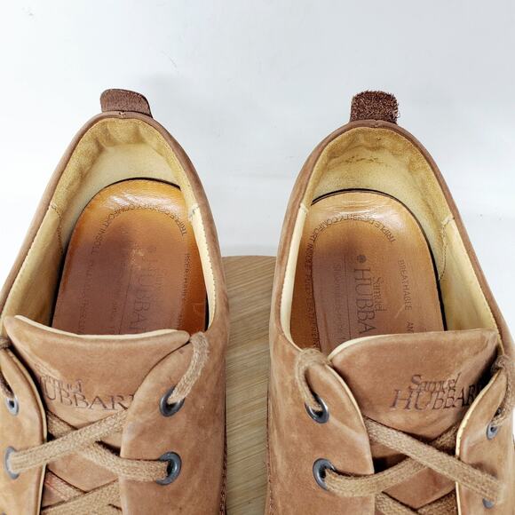 Samuel Hubbard Free Shoes Mens 11.5 W‎ Brown Leather Oxford Comfort Vibram - Picture 5 of 13